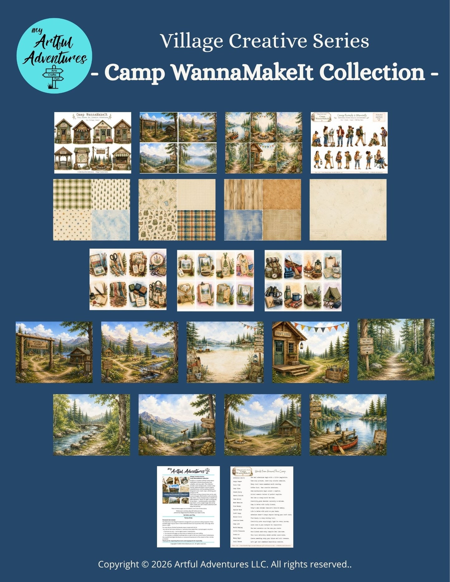 Camp WannaMakeIt - Village Creative Series