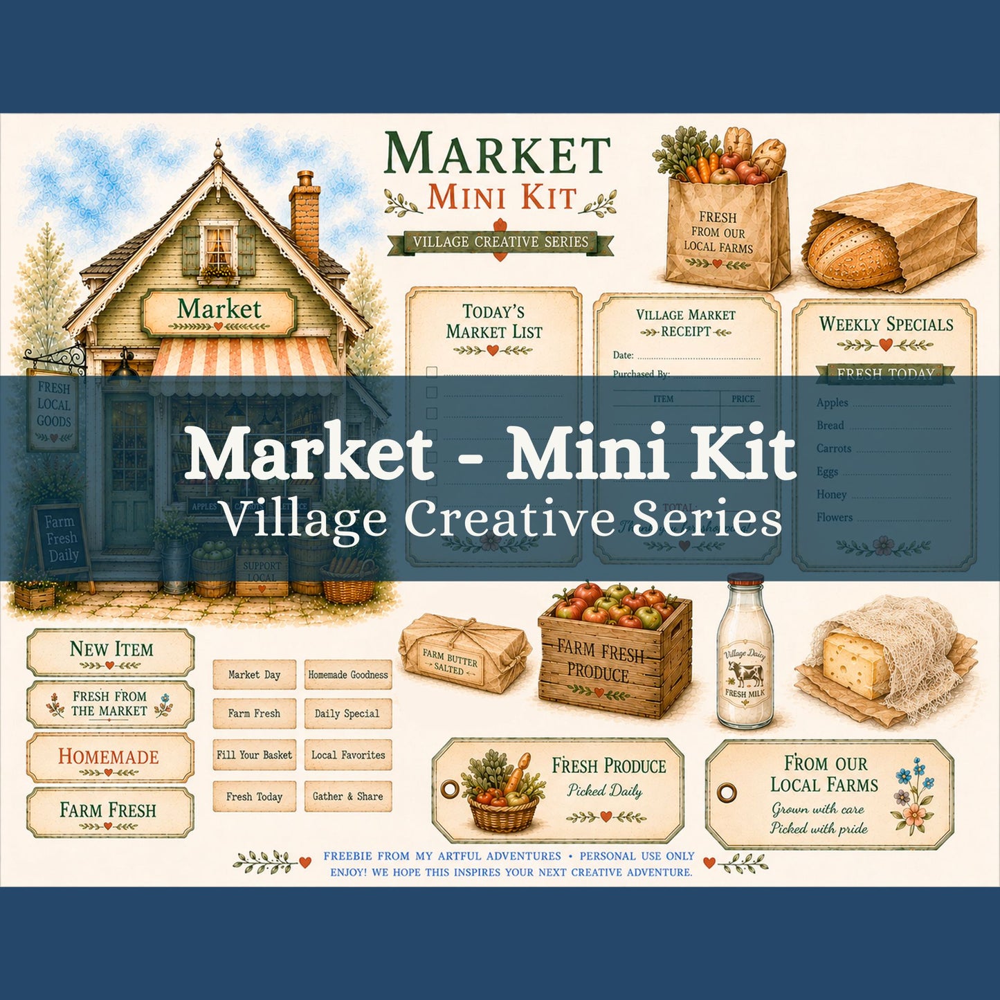 Village Creative Series: Market Mini Kit