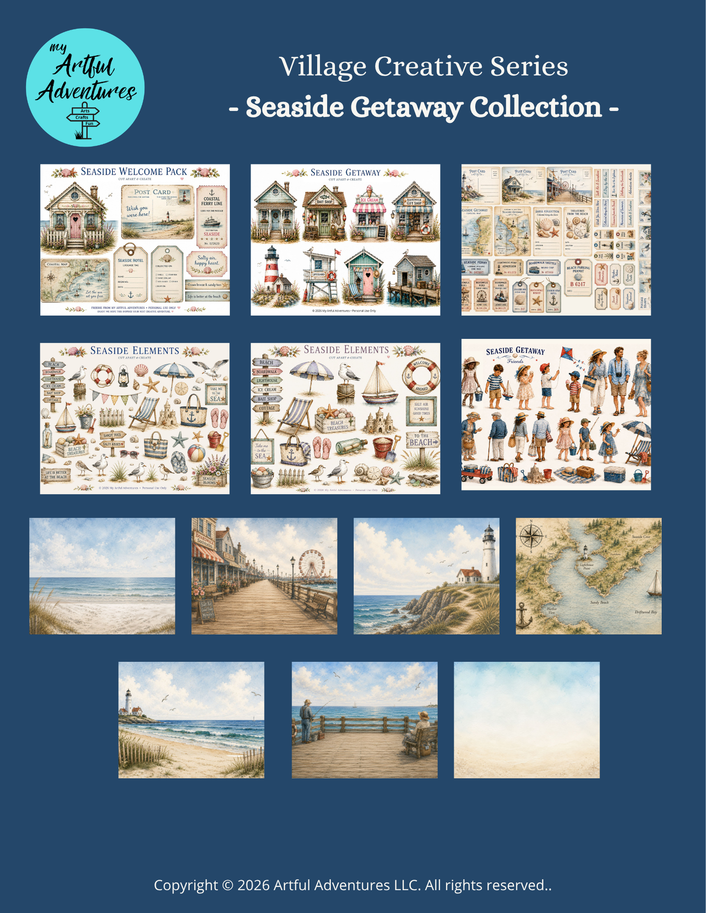 Village Creative Series – Seaside Getaway Collection