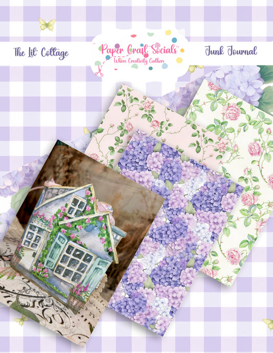 Junk Journal – Lil' Cottage Kit and Video| Kit by Paper Craft Socials
