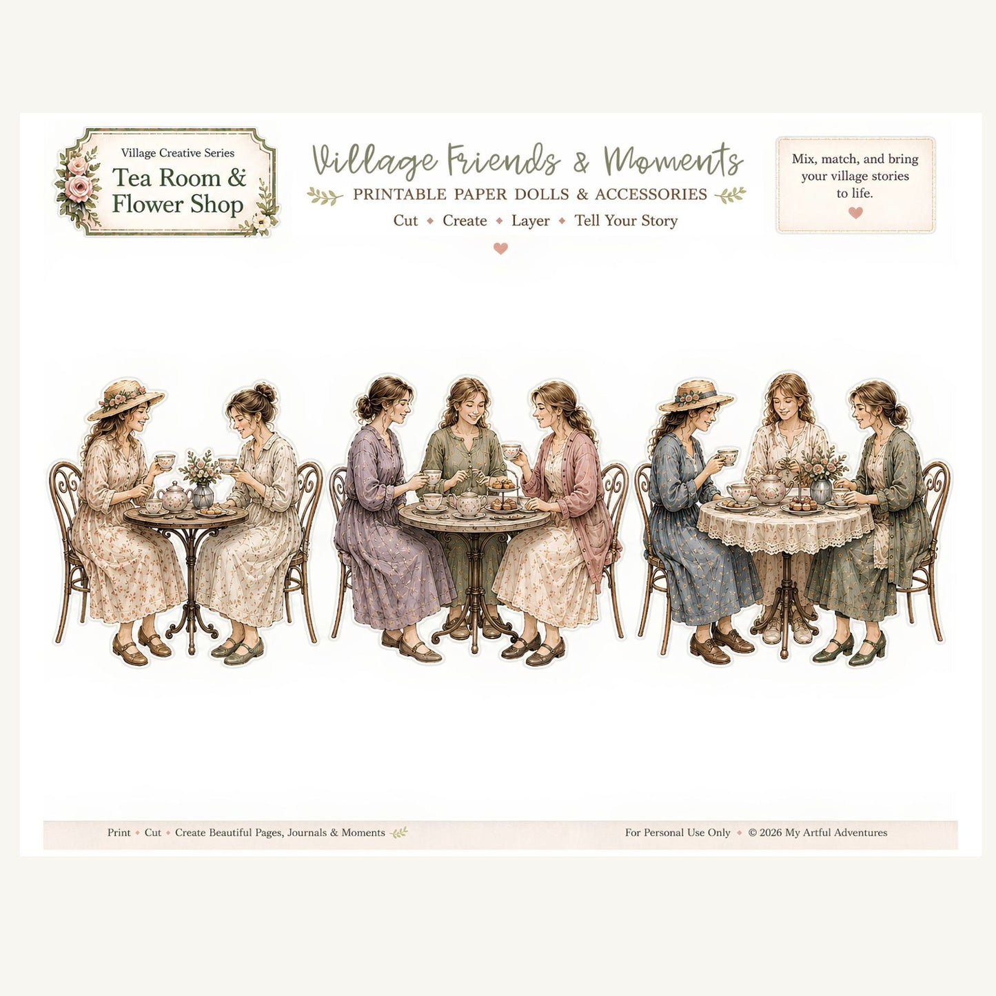 Village Creative Series - Friends and Moments Collection