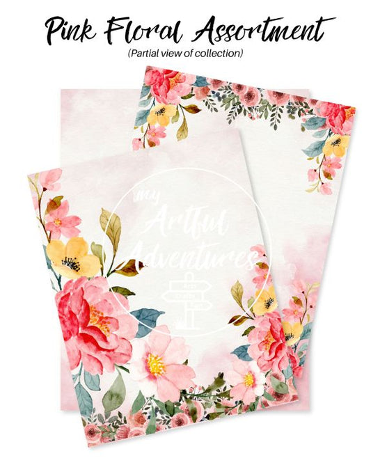 Pink Floral printables
