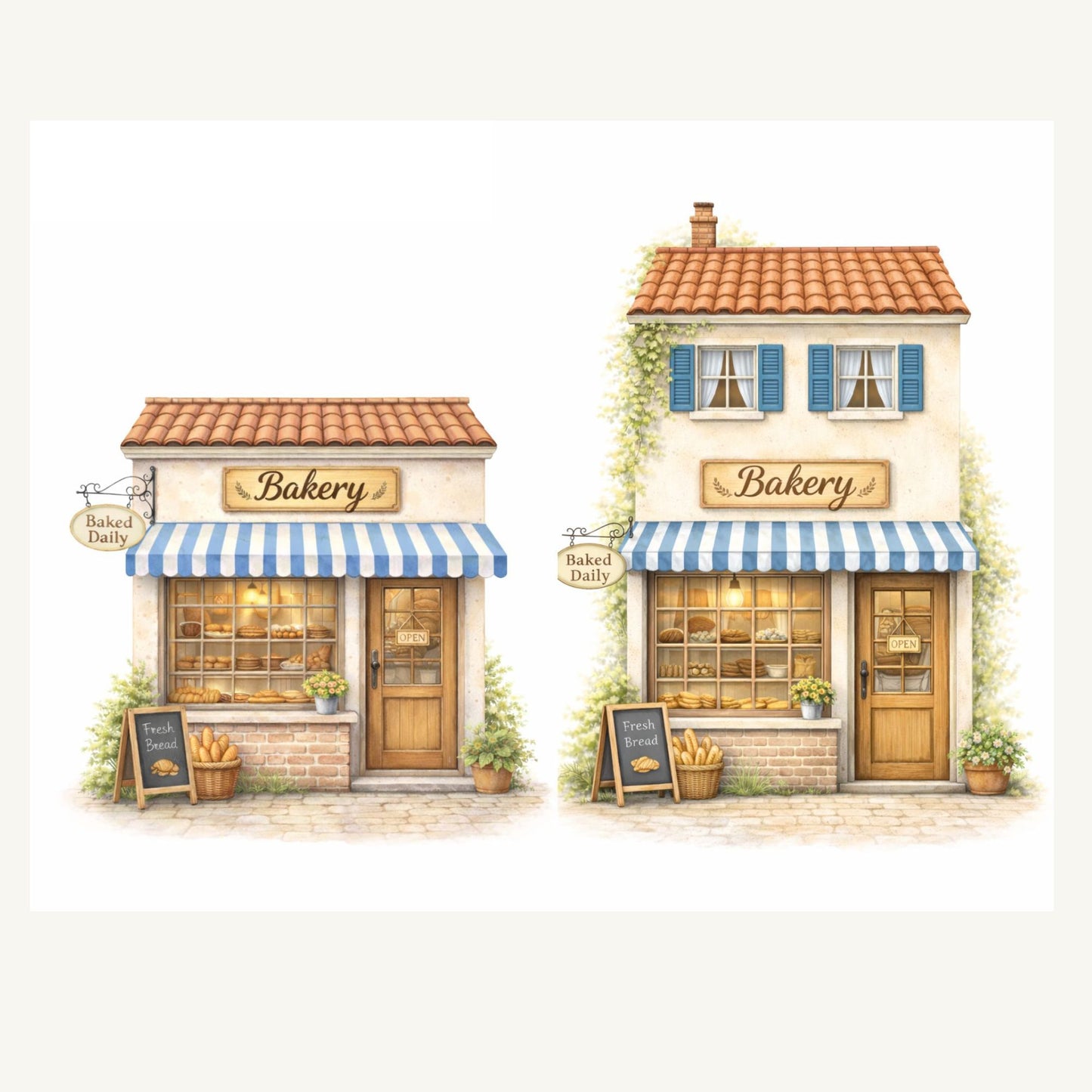 Village Creative Series – Church and Bakery Collection