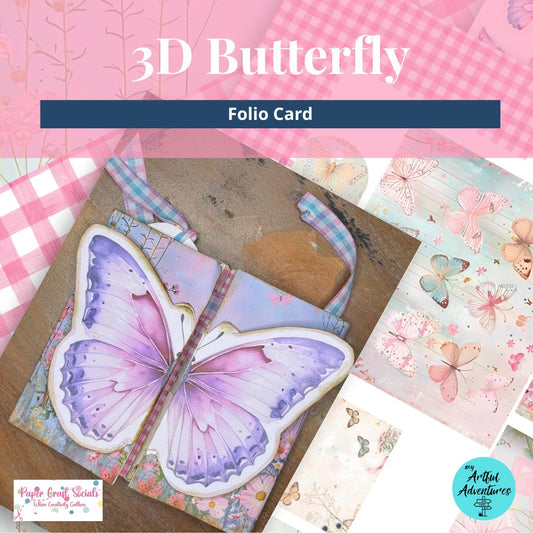 3D Butterfly Folio Card Kit