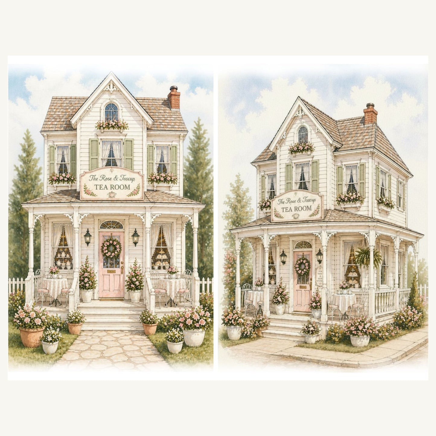 Village Creative Series – Tea Room and Flower Shop Collection