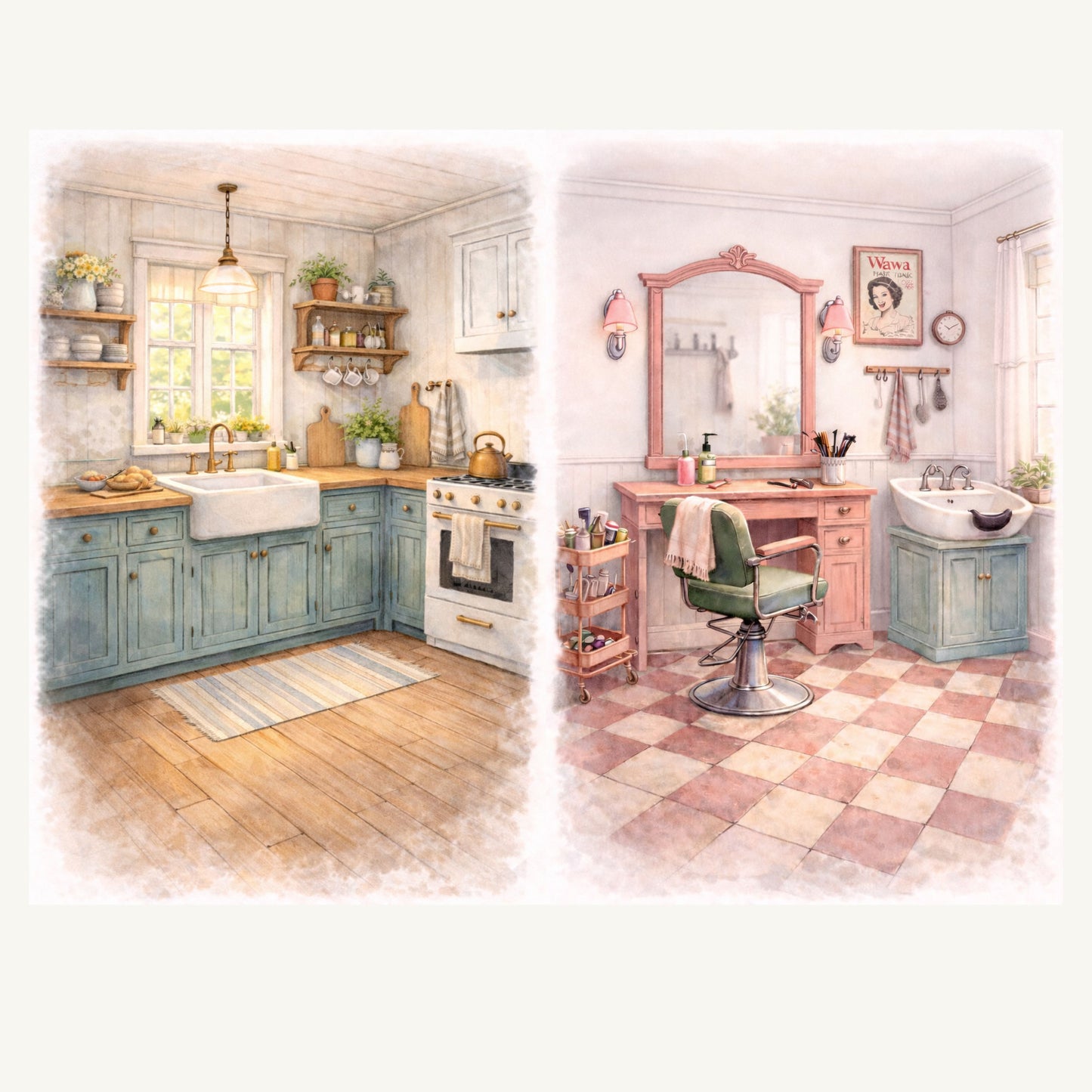 Village Creative Series – House and Salon Collection