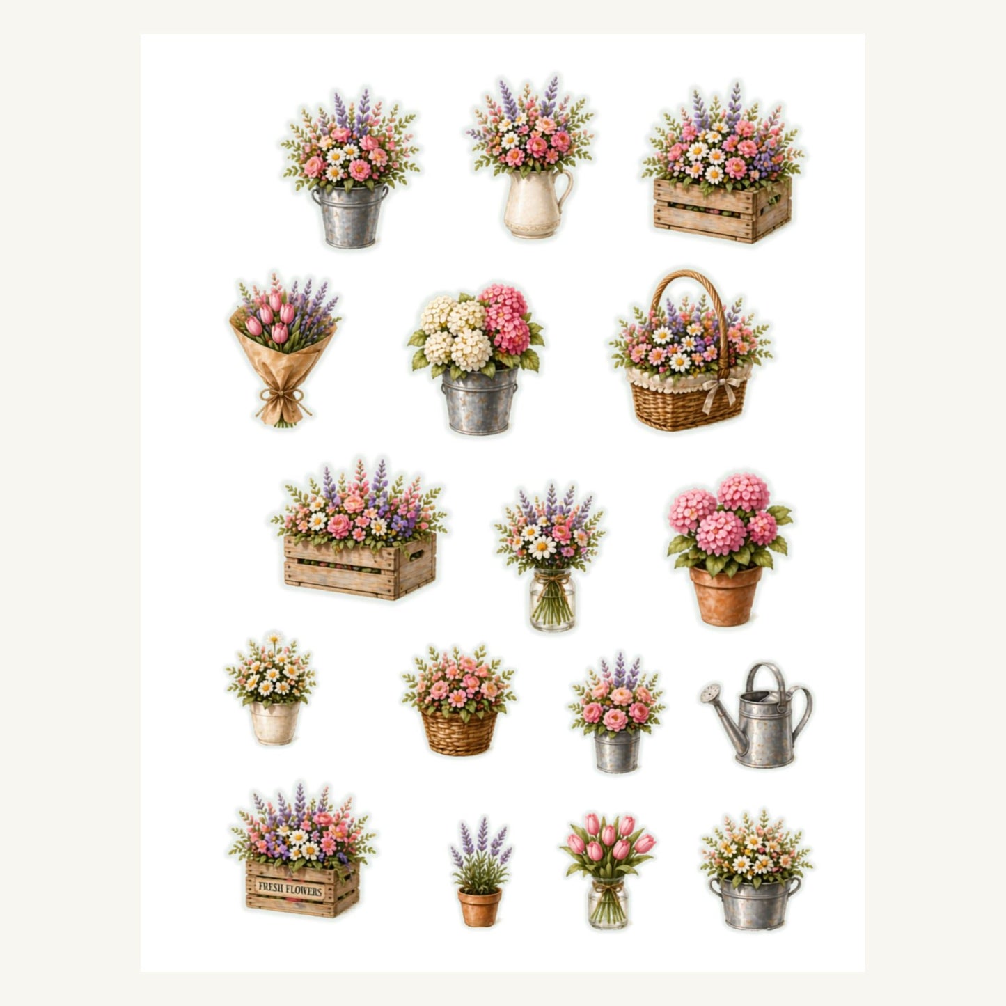 Village Creative Series – Tea Room and Flower Shop Collection