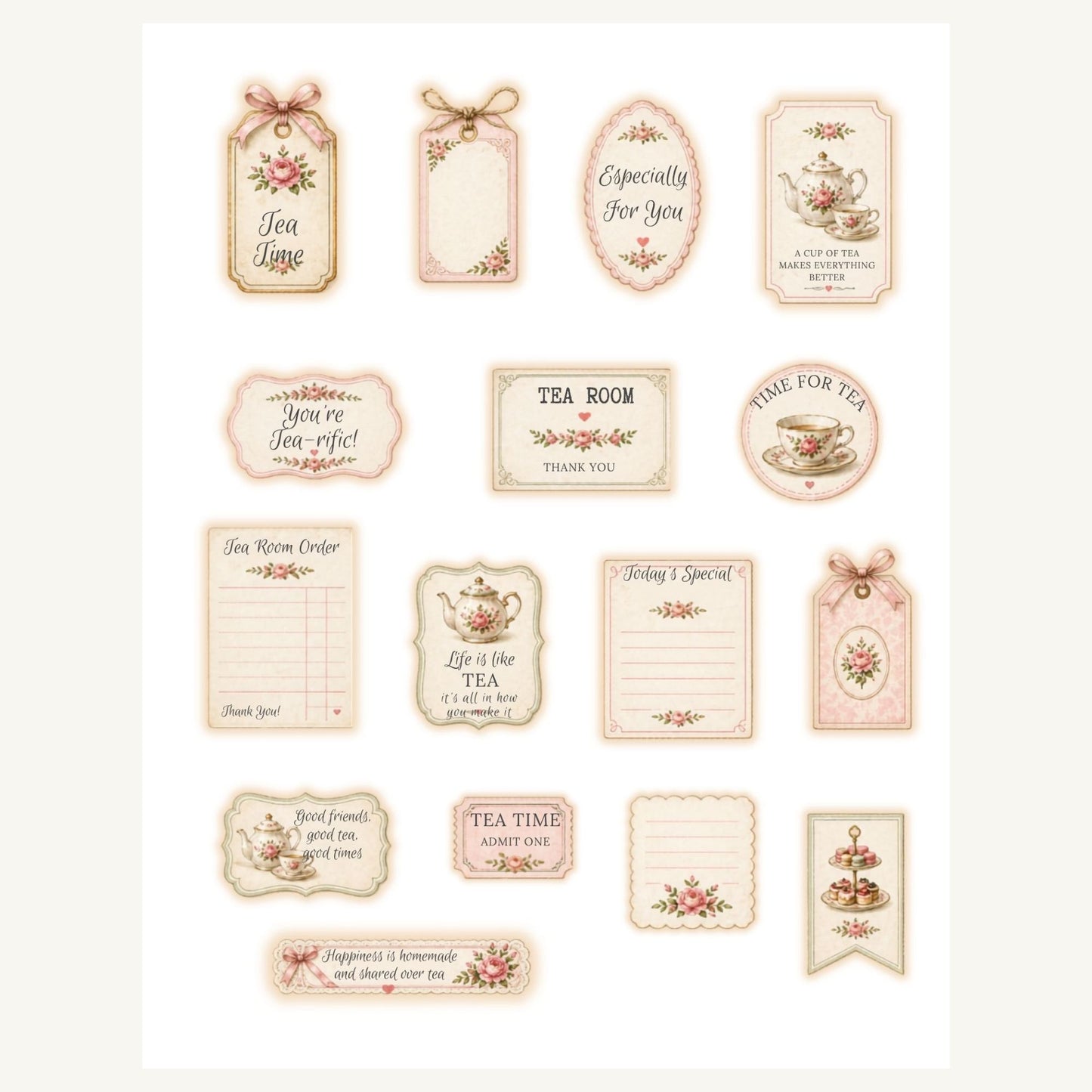Village Creative Series – Tea Room and Flower Shop Collection