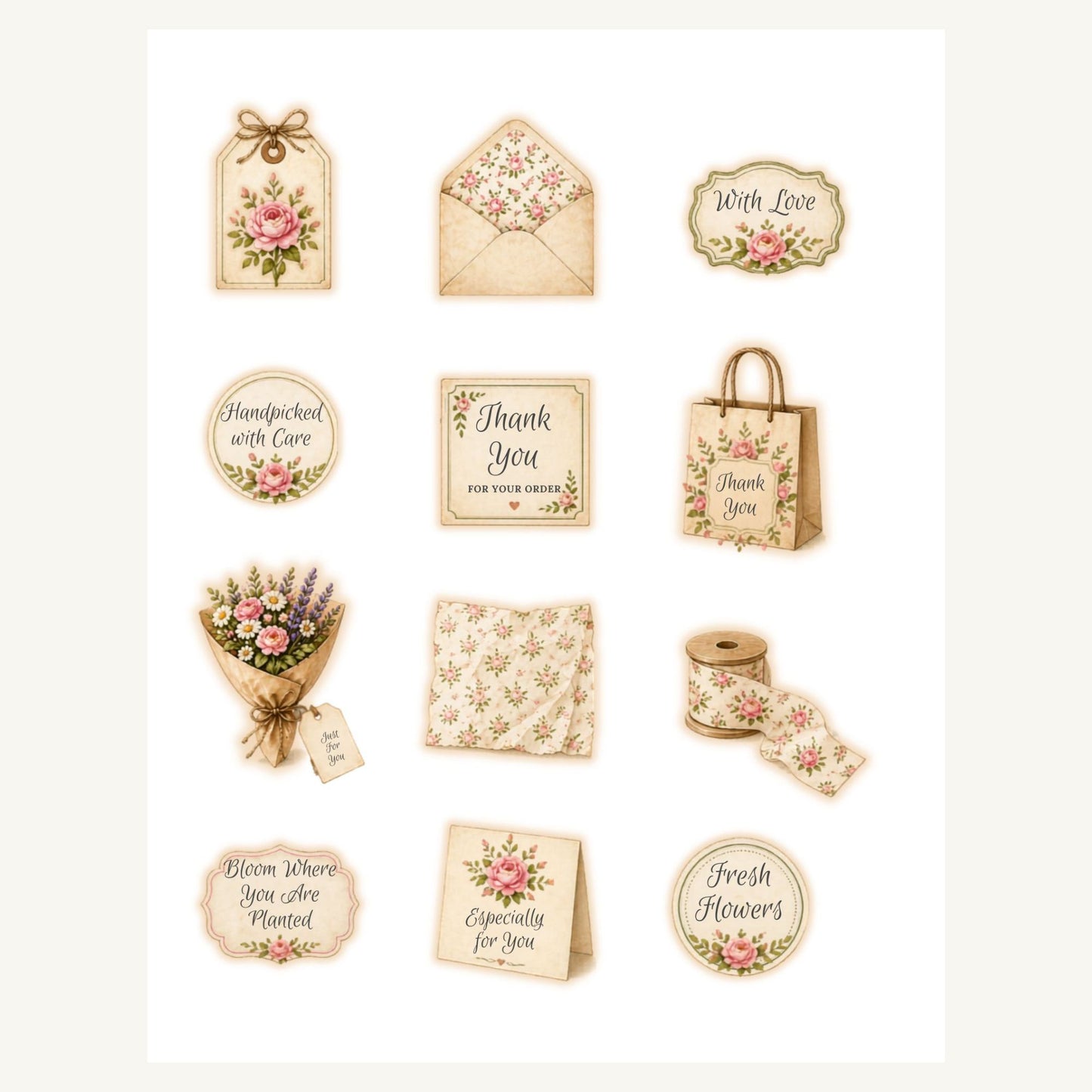 Village Creative Series – Tea Room and Flower Shop Collection