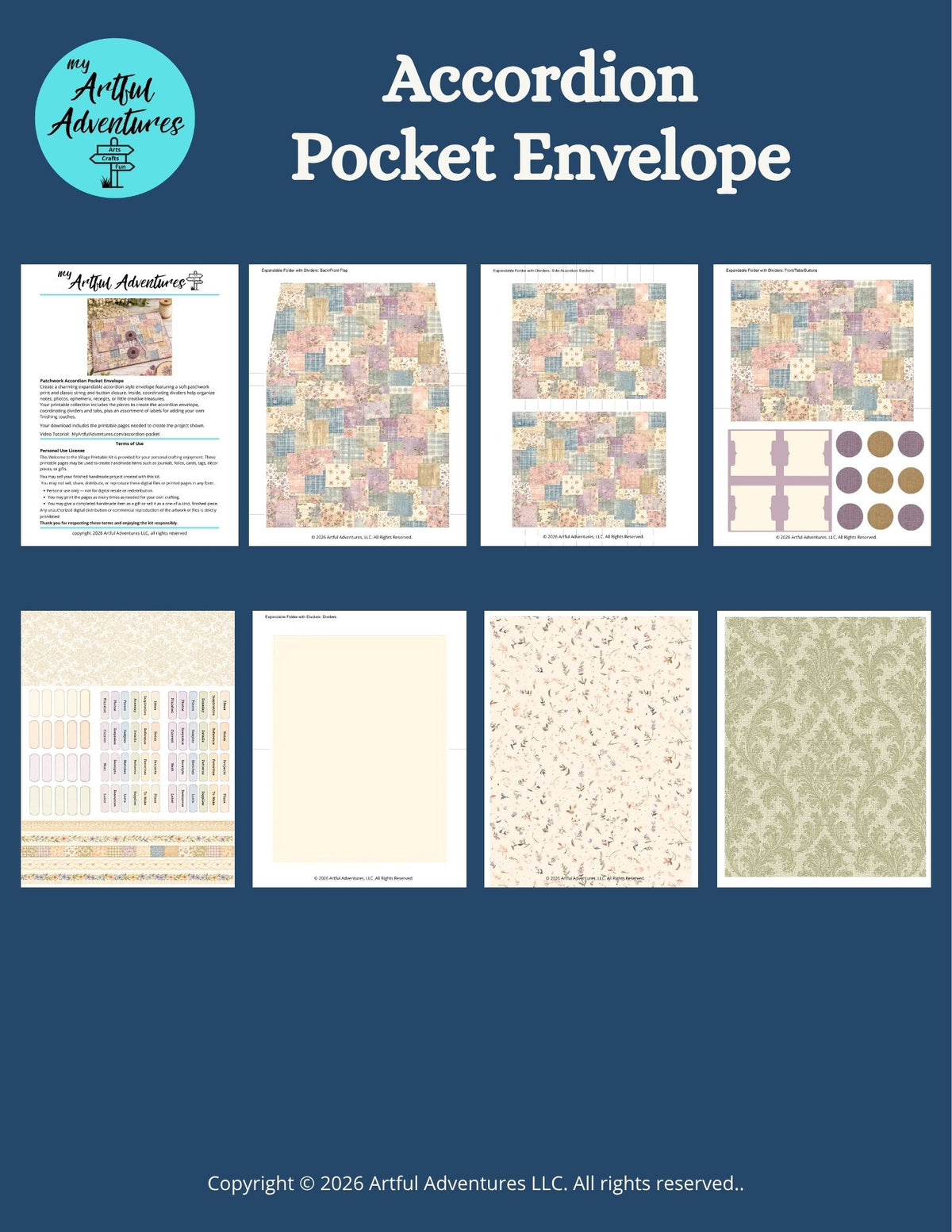 Accordion Folder Pocket Envelope