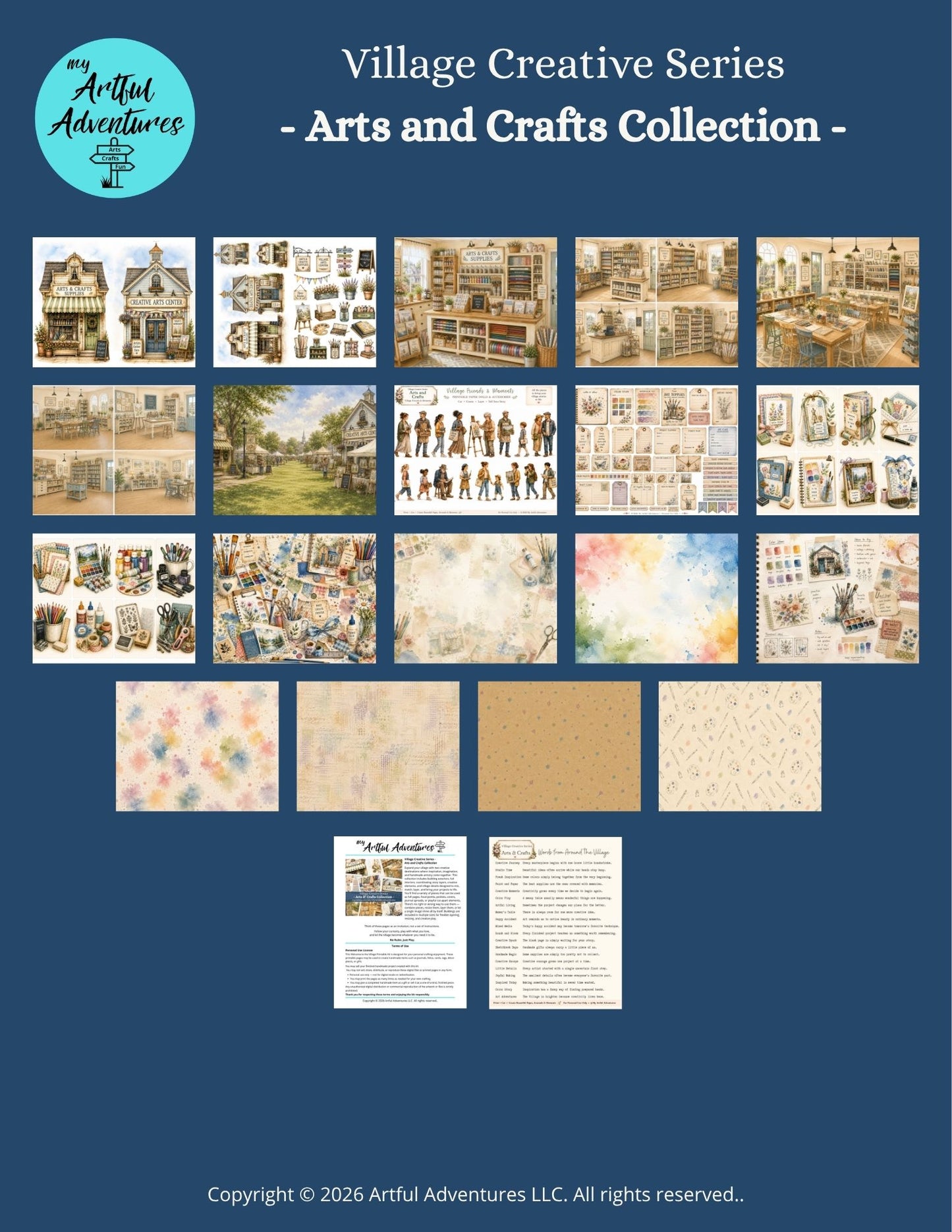 Village Creative Series – Arts and Crafts Collection