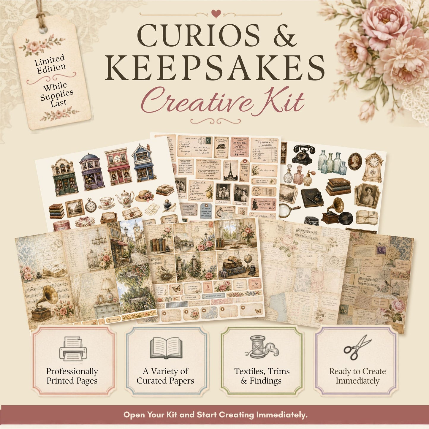 Curios and Keepsakes Creative Kit