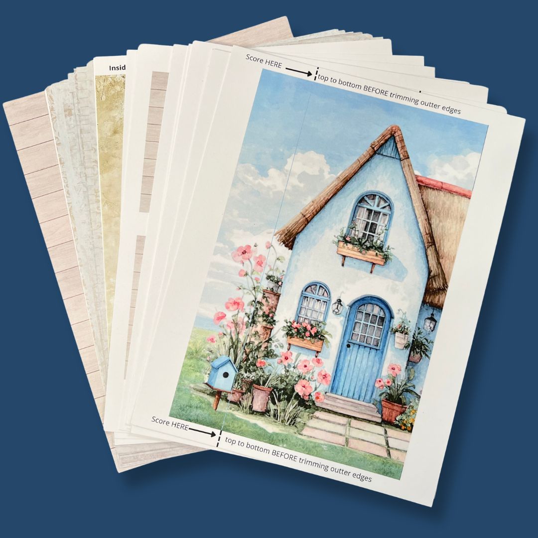 Garden Cottage Journal Kit – Digital Edition (Files + Video)