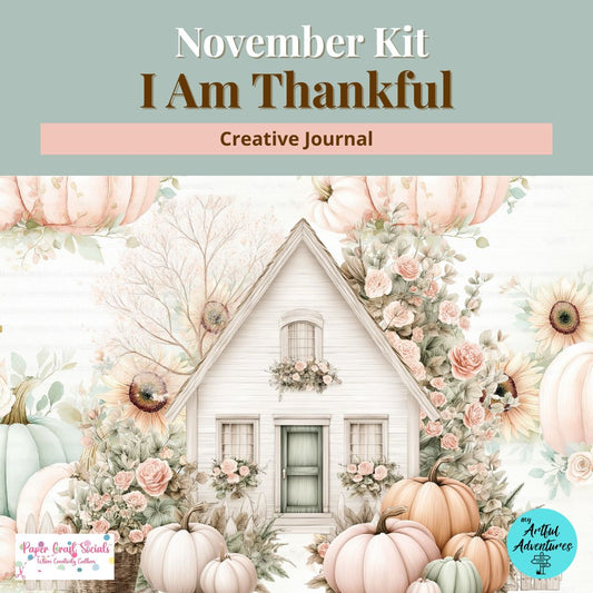 Friendsgiving – I Am Thankful Journal Folio Kit