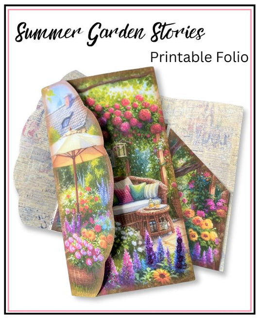 Summer Garden Stories Printable Folio