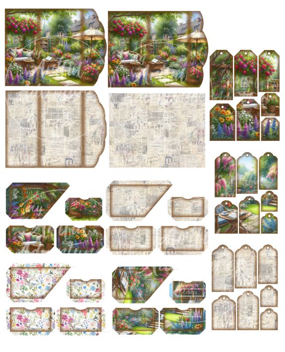 Summer Garden Stories Printable Folio