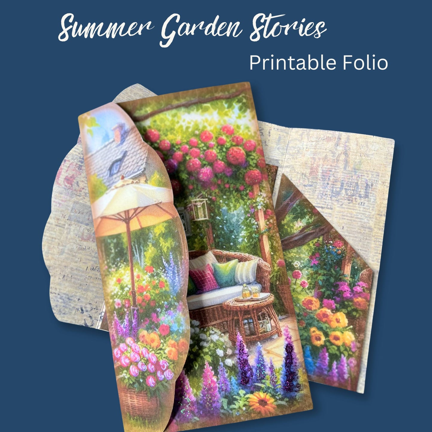 Summer Garden Stories Printable Folio