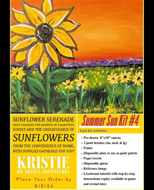 Sunflower Serenade Paint Kit
