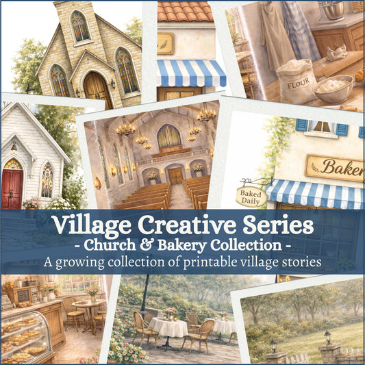 Village Creative Series – Church and Bakery Collection