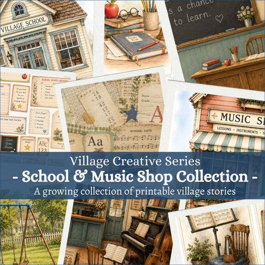 Village Creative Series – School and Music Shop Collection