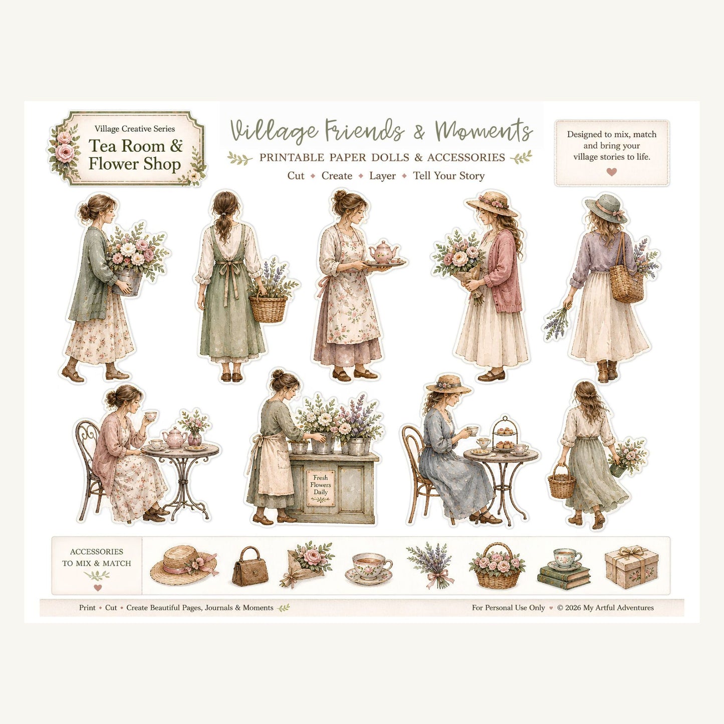 Village Creative Series - Friends and Moments Collection
